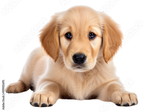 PNG Golden retriever puppy animal mammal.