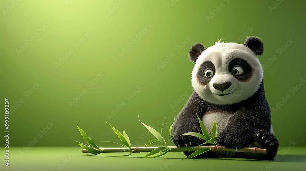 giant panda eating bamboo giant panda eating bamboo
