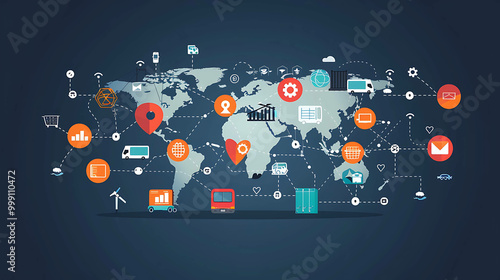 Online Shipping Concept with Fast and Reliable Delivery