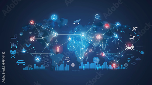 Online Shipping Concept with Fast and Reliable Delivery