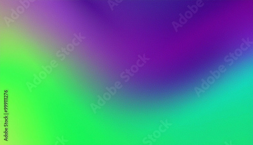 Abstract Gradient Background with Purple, Green and Blue Colors