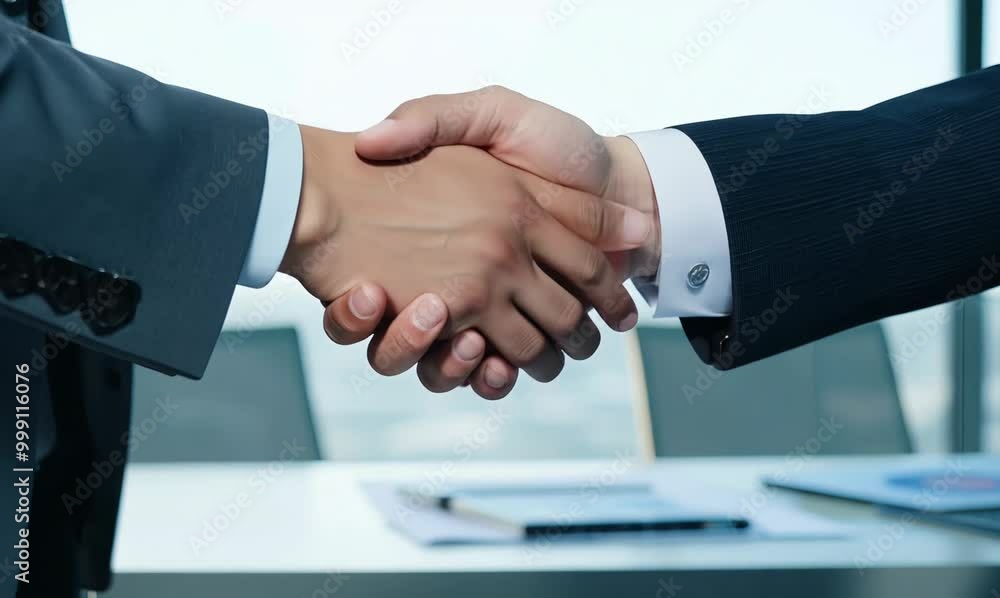 business partnership handshake between consultant and clients business partnership handshake between consultant and clients