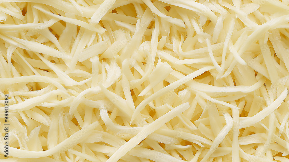 a close-up, top-down view of shredded parsnips spread across the entire frame, filling the image with their pale cream color and fine, delicate texture a close-up, top-down view of shredded parsnips spread across the entire frame, filling the image with their pale cream color and fine, delicate texture