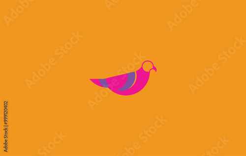 Dove Bird Icon Vector Logo Design