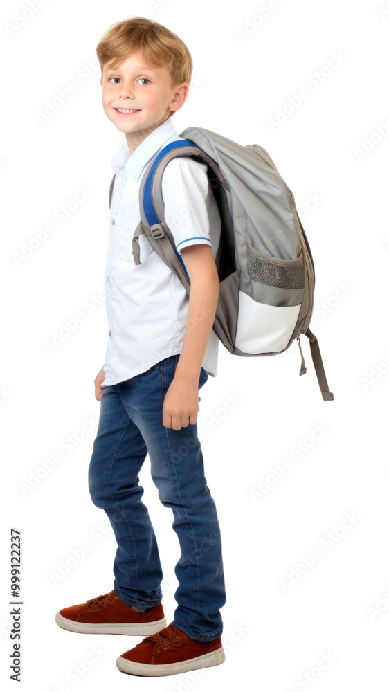 PNG Child with backpack standing bag white background intelligence. PNG Child with backpack standing bag white background intelligence.