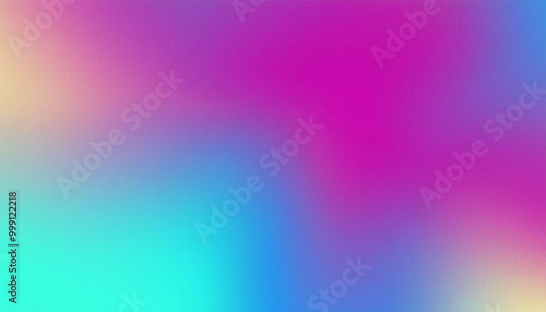 Abstract Gradient Background with Pink, Blue and Yellow Colors