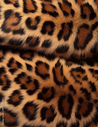 Close-up of leopard fur