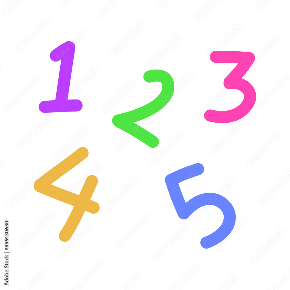 Cute hand drawn mathematics shape elements. Vector illustration of children's drawing Cute hand drawn mathematics shape elements. Vector illustration of children's drawing