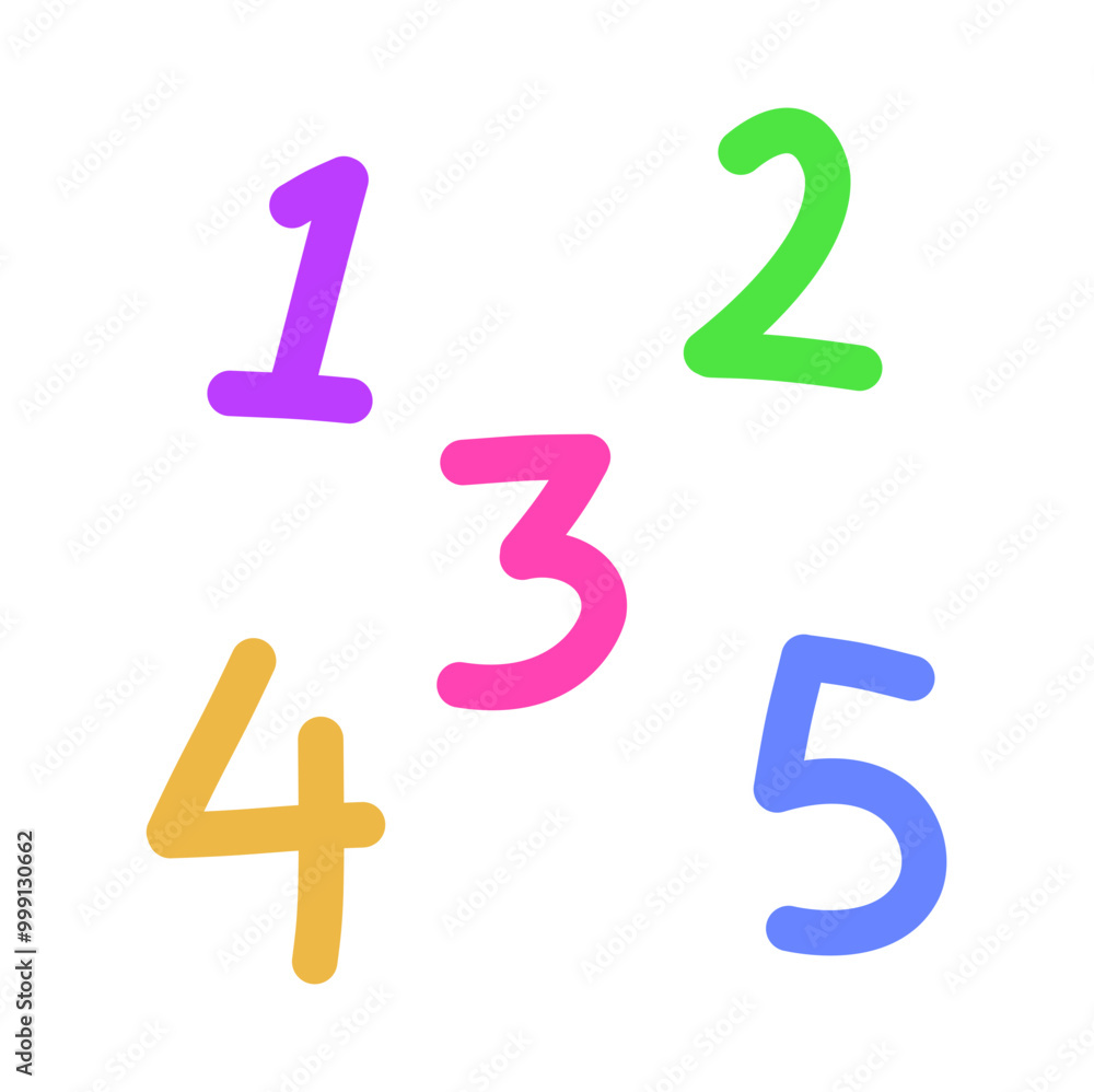 Cute hand drawn mathematics shape elements. Vector illustration of children's drawing Cute hand drawn mathematics shape elements. Vector illustration of children's drawing