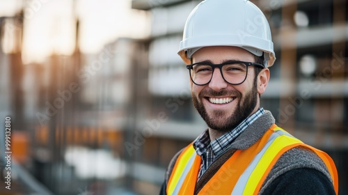 Confident Male Engineer in Safety Gear