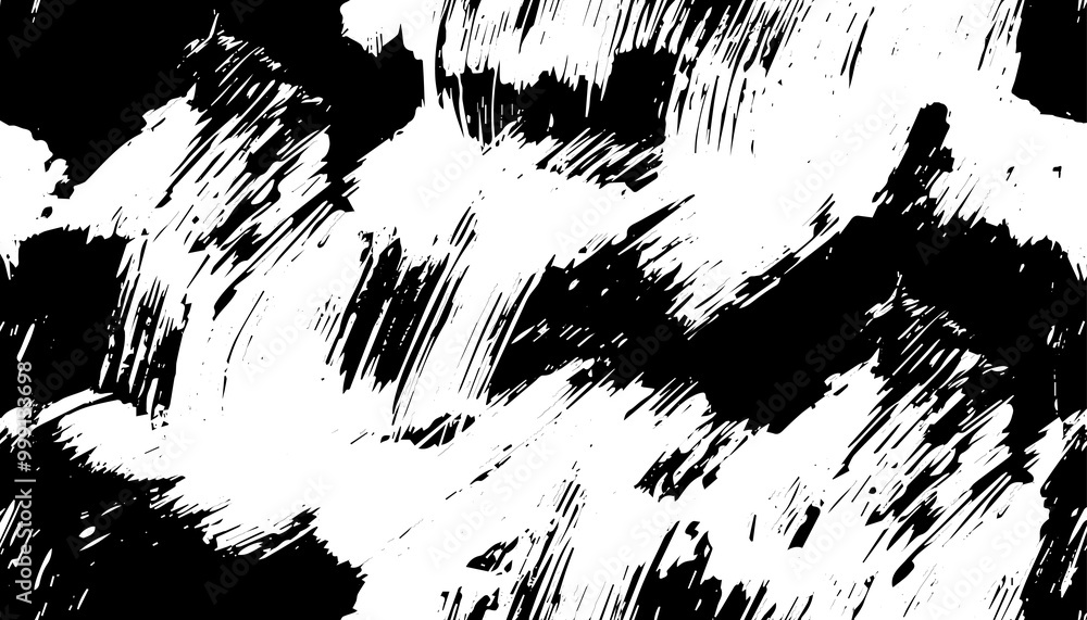 Hand drawn vector seamless pattern with brush strokes Hand drawn vector seamless pattern with brush strokes