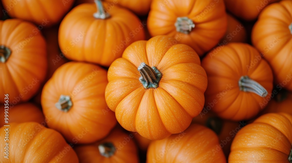 Mini pumpkins piled in a rustic autumn pumpkin patch Mini pumpkins piled in a rustic autumn pumpkin patch