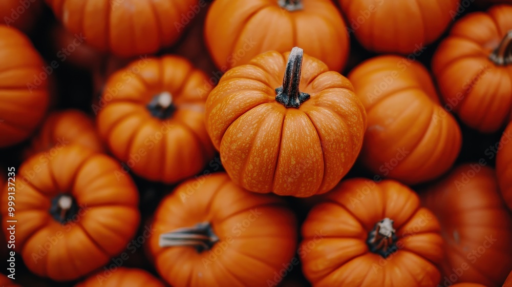 Mini pumpkins piled in a rustic autumn pumpkin patch Mini pumpkins piled in a rustic autumn pumpkin patch