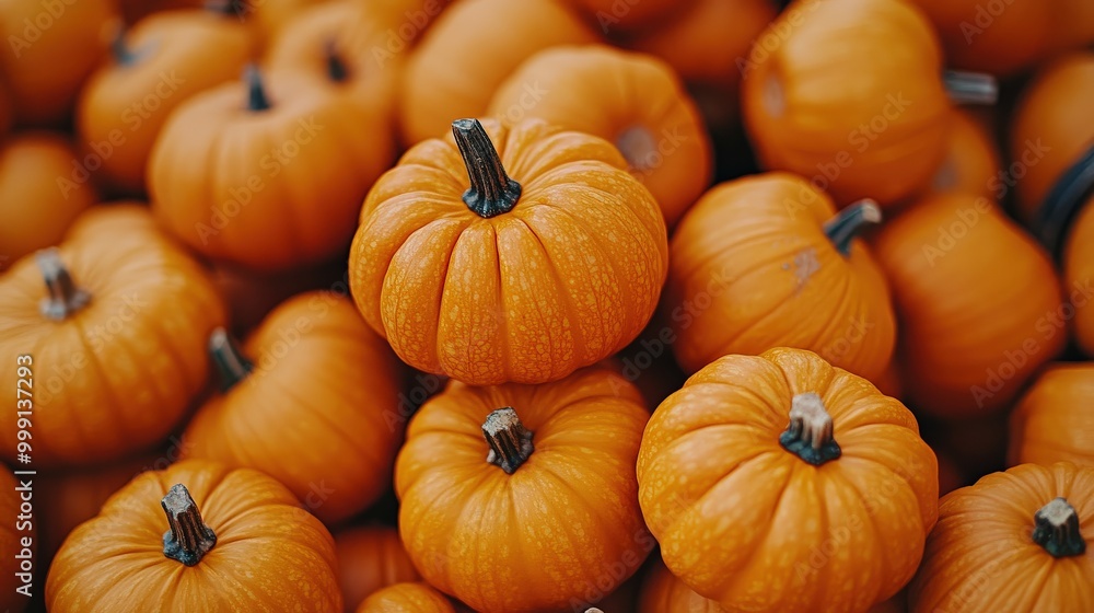 Mini pumpkins piled in a rustic autumn pumpkin patch Mini pumpkins piled in a rustic autumn pumpkin patch