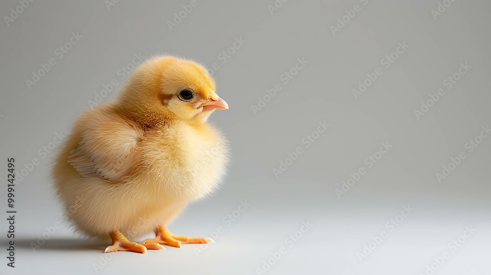 Cute Chick in the Nest, Full of Soft Feathers and Warmth Cute Chick in the Nest, Full of Soft Feathers and Warmth