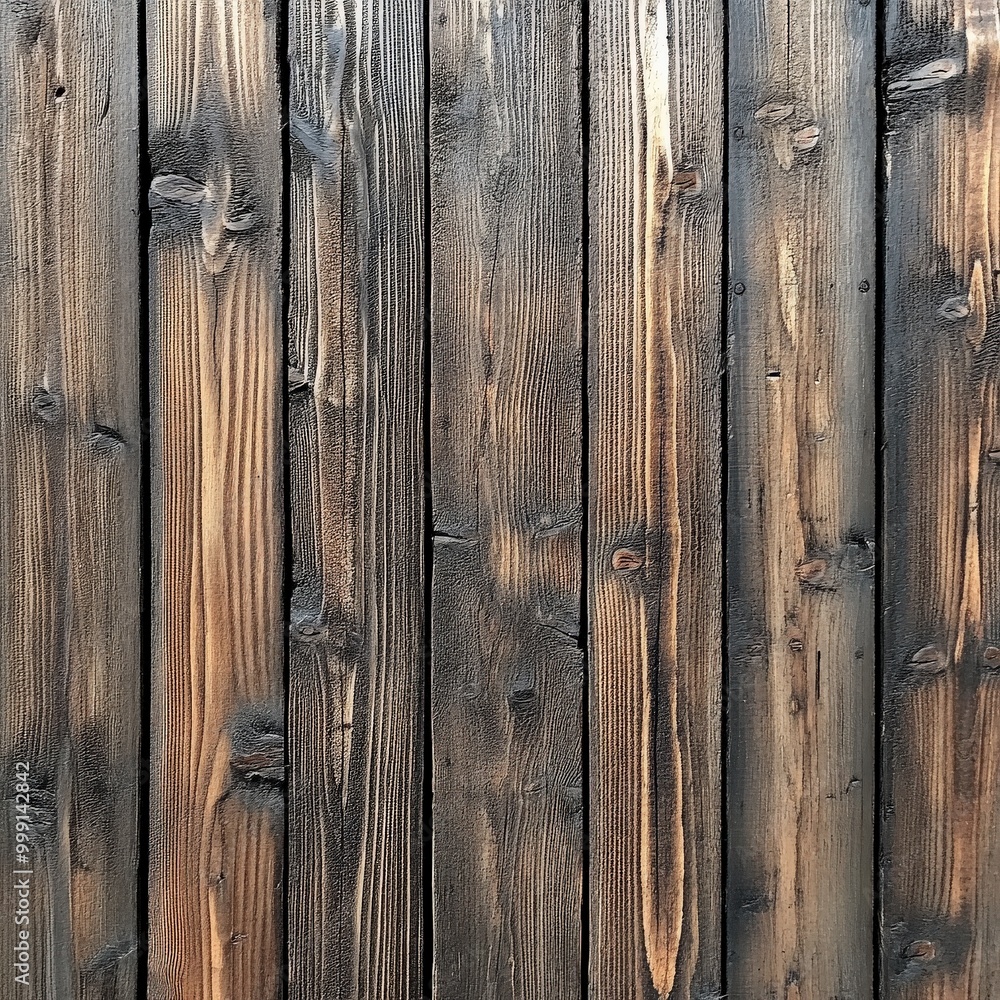 Fototapeta premium Wooden wall with vertical slats, modern interior design