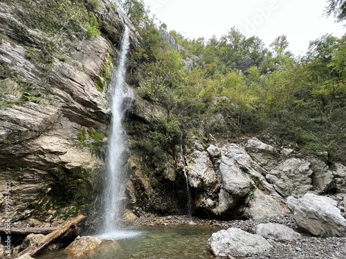 Beri Waterfall (Triglav National Park, Slovenia) - Beri Wasserfall (Triglav-Nationalpark, Slowenien) - Slapova Beri ali slap Beri in soteska Godiče (Triglavski narodni park, Slovenija) photo