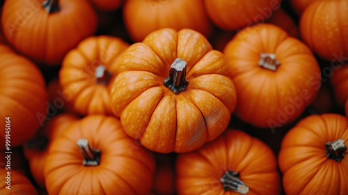 Rustic Autumn Pumpkin Patch with Mini Pumpkins