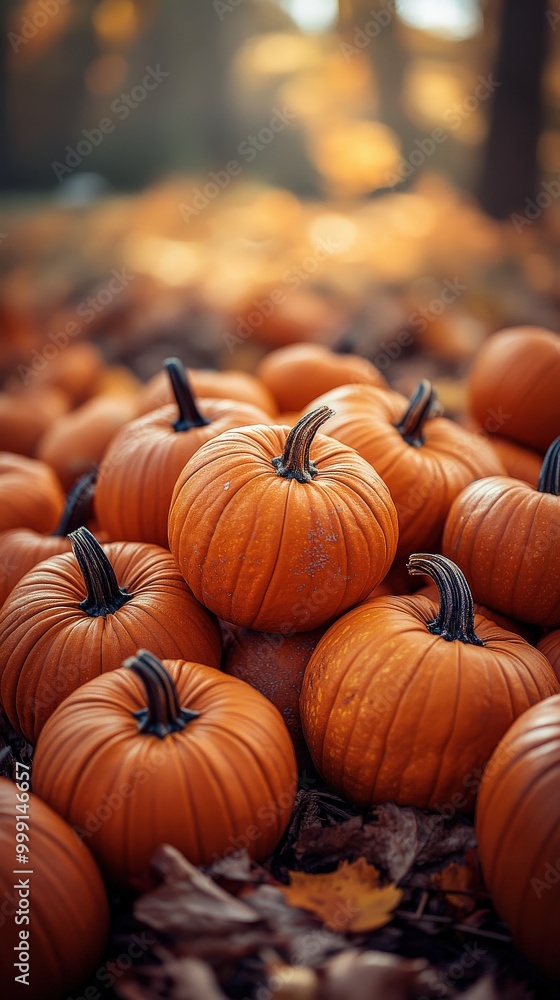 Rustic Autumn Pumpkin Patch with Mini Pumpkins Rustic Autumn Pumpkin Patch with Mini Pumpkins