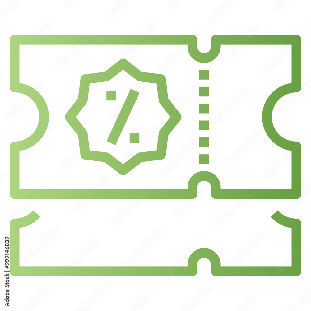 Discount Ticket Icon Discount Ticket Icon