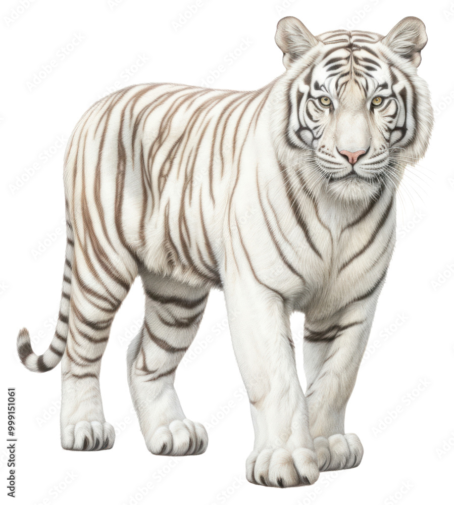 Obraz premium PNG Wildlife animal mammal tiger.