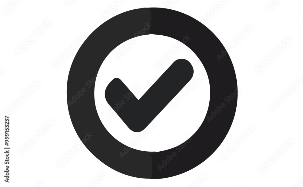 check mark icon design vector illustration. check mark icon design vector illustration.