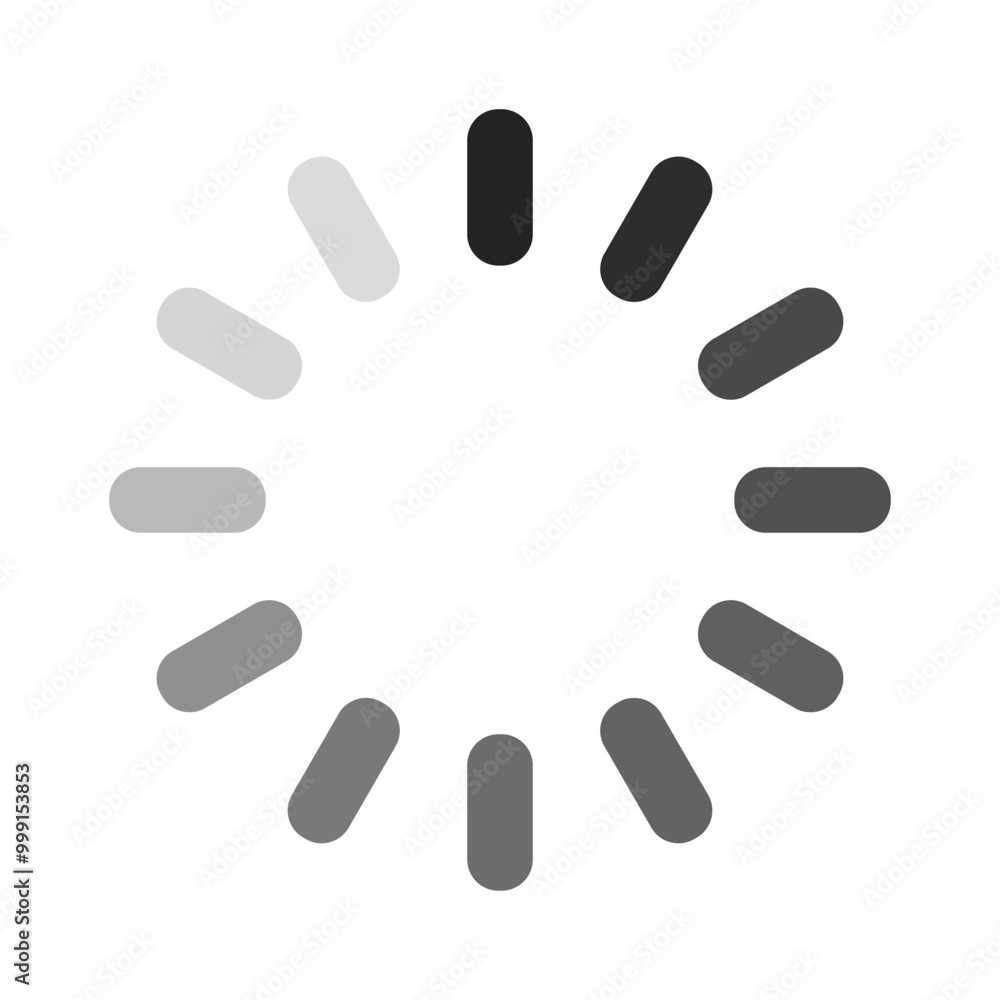 Loading icon. Uploading circle vector Loading icon. Uploading circle vector