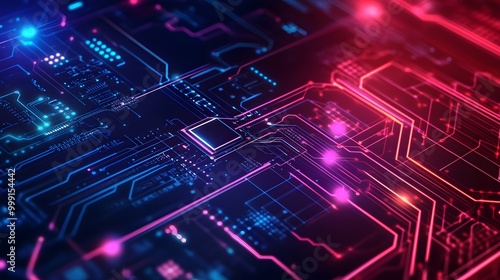 Vector abstract background technology circuit design. 