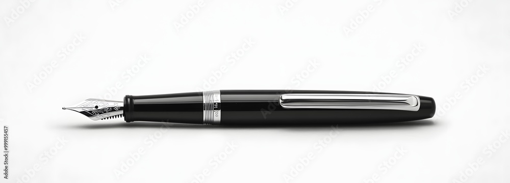 81. A sophisticated fountain pen with an ink cartridge 81. A sophisticated fountain pen with an ink cartridge