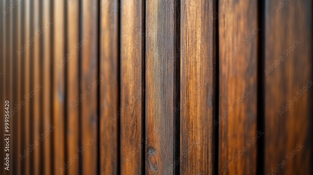 Sleek Wooden Wall with Vertical Slats for Modern Interiors Sleek Wooden Wall with Vertical Slats for Modern Interiors