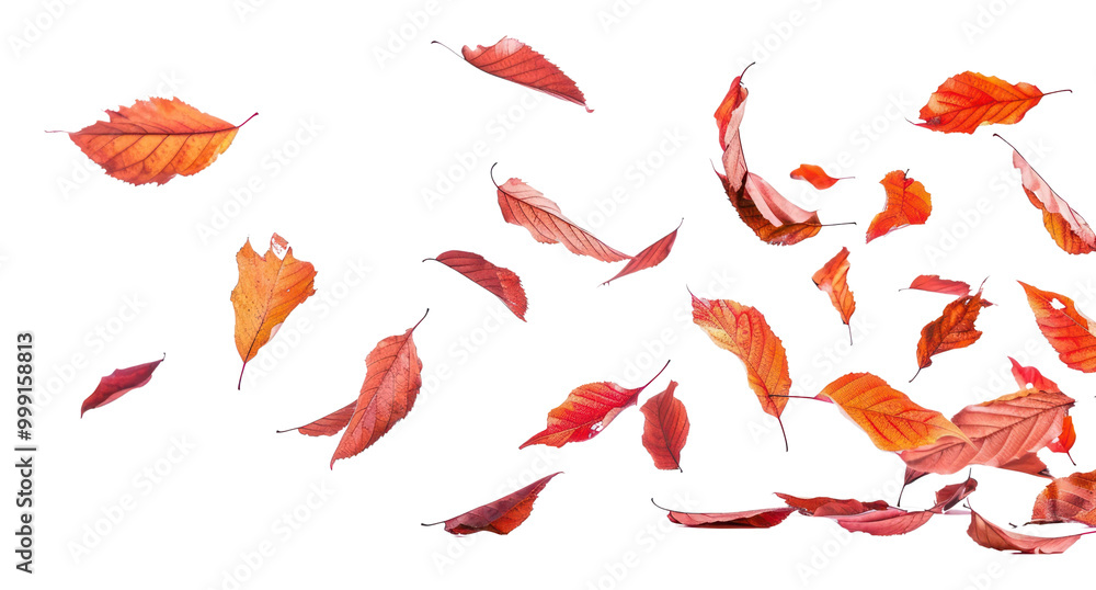 Autumn leaves falling gracefully Autumn leaves falling gracefully