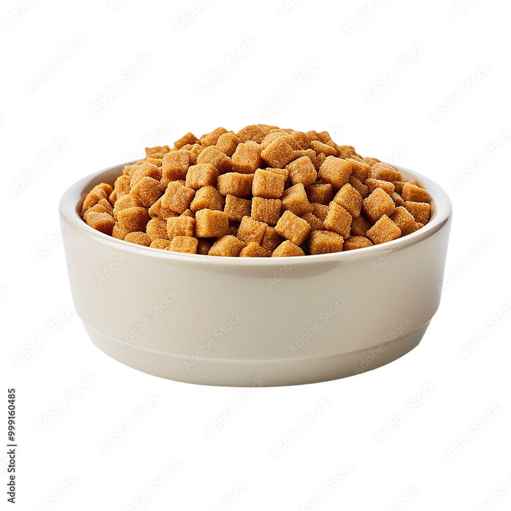 bowl of pet food on transparent background bowl of pet food on transparent background