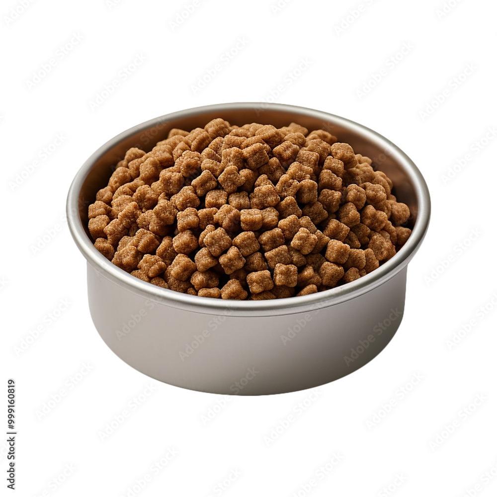 bowl of pet food on transparent background bowl of pet food on transparent background