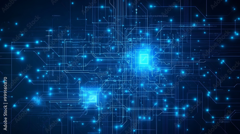 abstract blue technology communication concept vector background. abstract blue technology communication concept vector background.