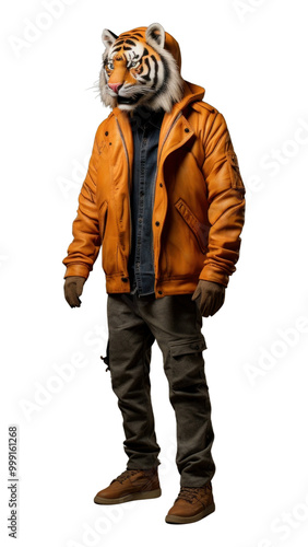 PNG Jacket adult tiger coat.