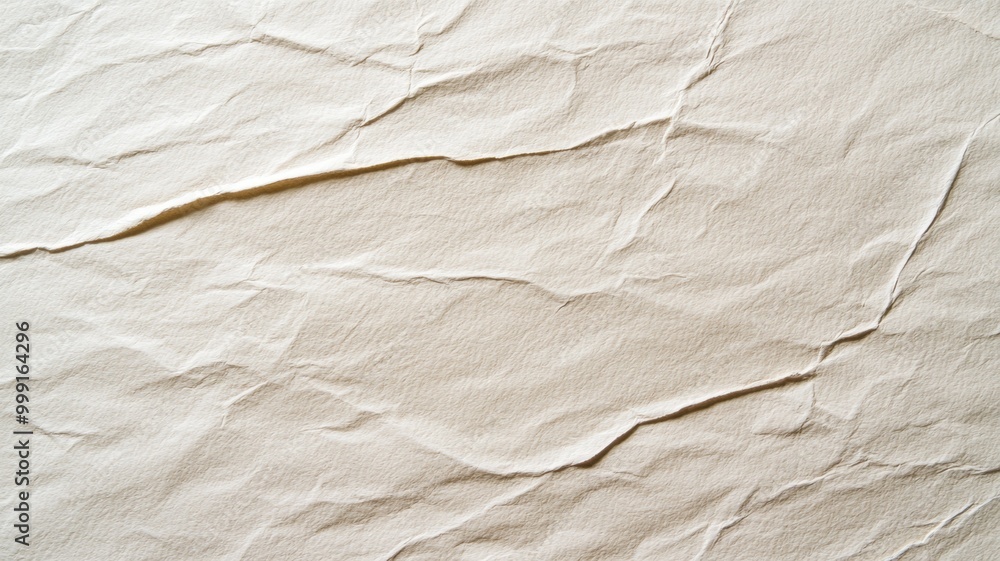 A paper with a lot of wrinkles and creases A paper with a lot of wrinkles and creases