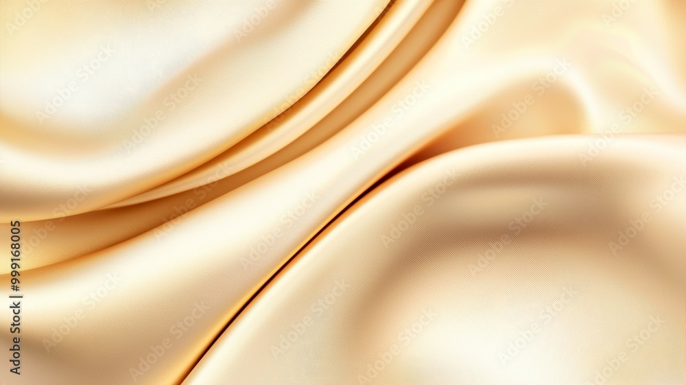 A piece of fabric with a gold color and a pattern A piece of fabric with a gold color and a pattern