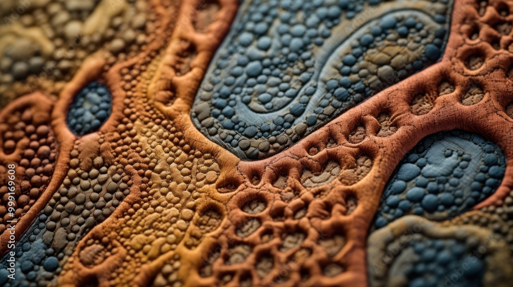 Abstract Pattern with a Textured and Colorful Surface Abstract Pattern with a Textured and Colorful Surface