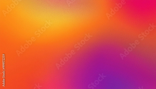 Abstract Gradient Background in Yellow, Orange, and Purple