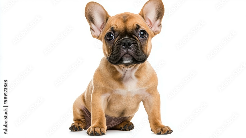 A cute little brown dog with big ears and a black nose A cute little brown dog with big ears and a black nose