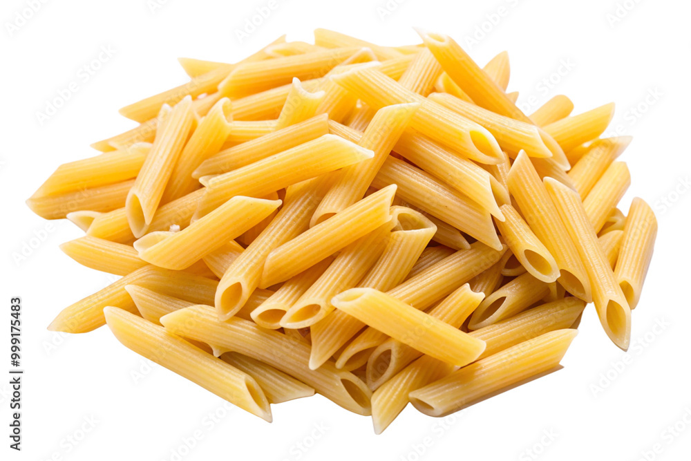 Penne noodles isolated on transparent background Penne noodles isolated on transparent background