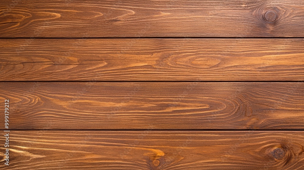 Naklejka premium Rustic Wooden Plank Background Texture Brown Woodgrain Surface