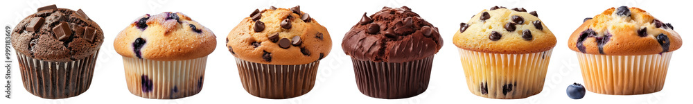Muffin cupcake dessert png cut out element set Muffin cupcake dessert png cut out element set