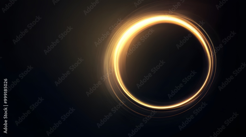 Animation of circle moving on black background. Animation of circle moving on black background.