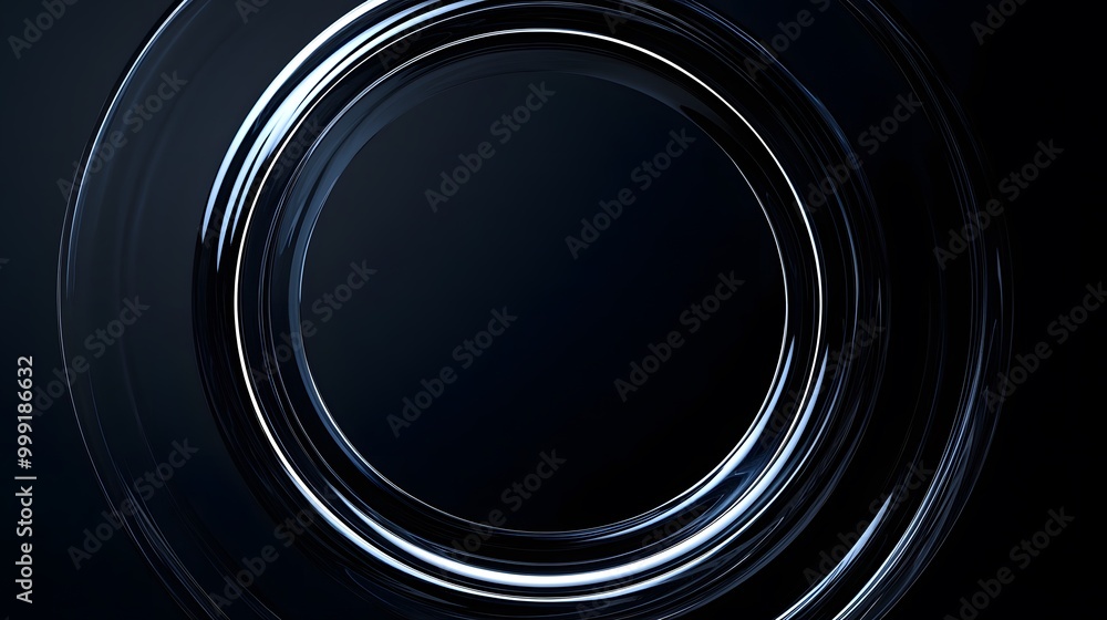 Animation of circle moving on black background. Animation of circle moving on black background.