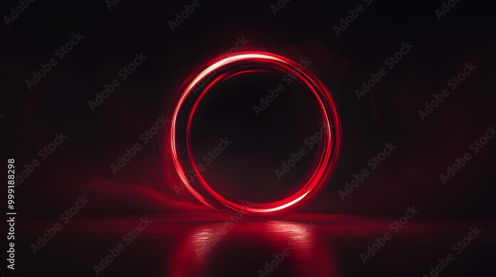 Animation of circle moving on black background. Animation of circle moving on black background.