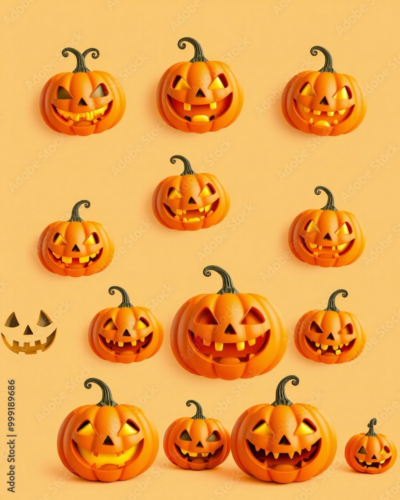 halloween pumpkin seamless pattern halloween pumpkin seamless pattern