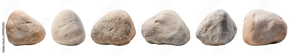 Nature stone png cut out element set Nature stone png cut out element set