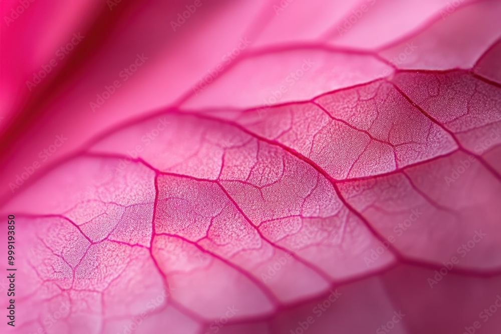 Fototapeta premium Close-up of vibrant pink leaf texture