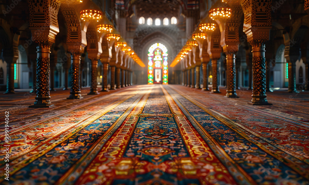 Obraz premium A Mosque Silhouette 